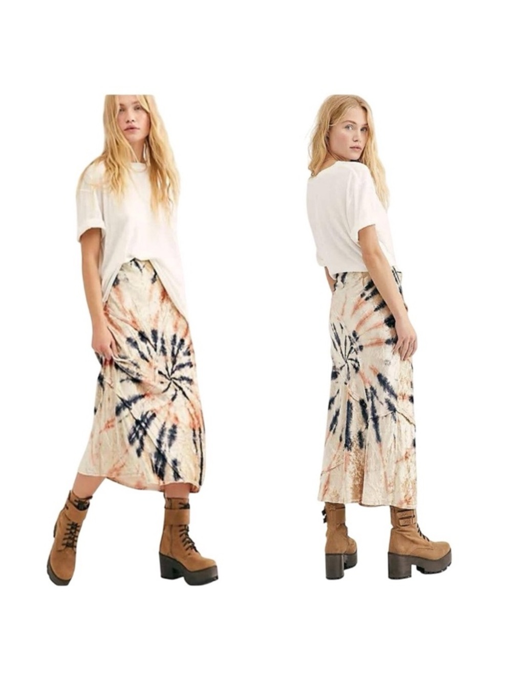 Free People Serious Swagger tie dye skirt. Women’s size small.